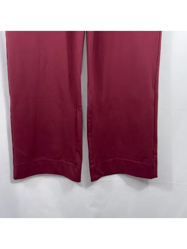 Halara Burgundy Button Front Wide Leg Pants Red Size undefined - Image 4