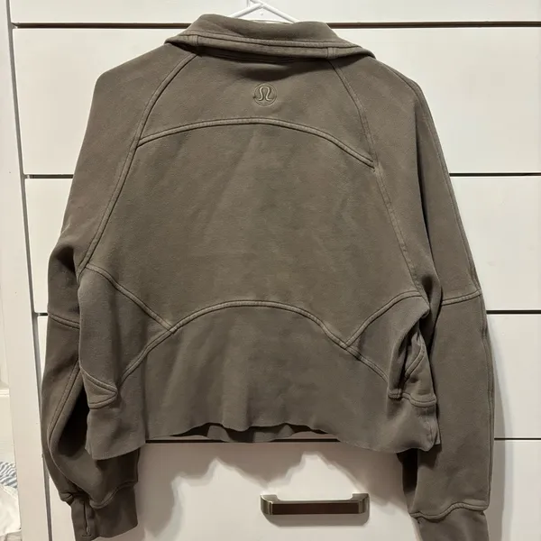 Lululemon Scuba Funnel Neck Brown - Image 3