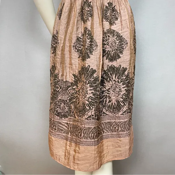 Anthropologie Lapis Convertible Dress Skirt Shirred Smocked Strapless‎ One Size - Image 7