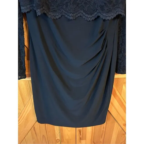 Lauren Ralph Lauren Black Lace Women’s Dress SZ-12P (8647) - Image 2