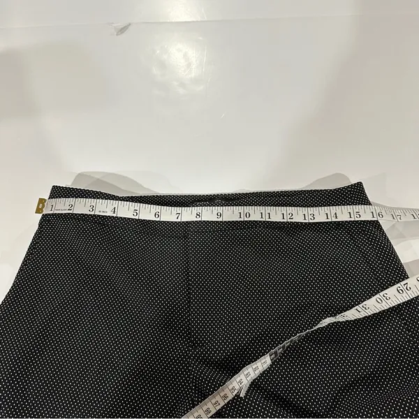 Zara Black‎ & White Dot Print High Rise Ankle Length Dress Pants Size 6 - Image 7