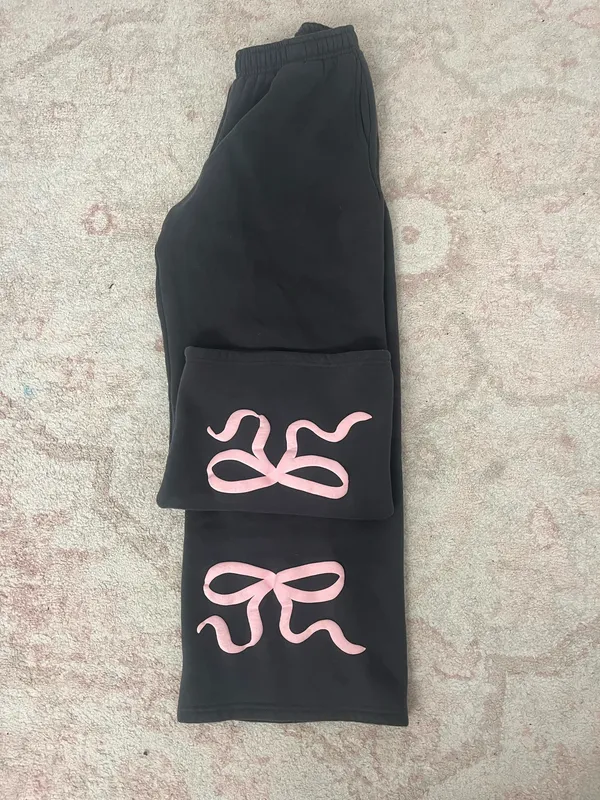 Edikted Bow Sweatpants - Image 2
