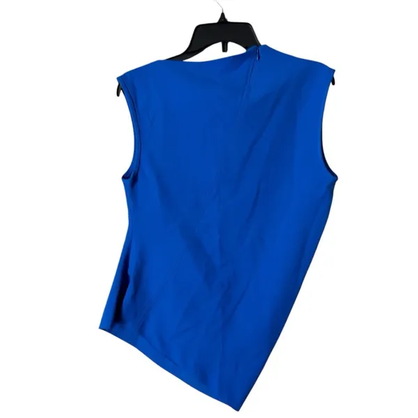 Zara Women's Blue Sleeveless Blouse Sz M NWT - Image 8