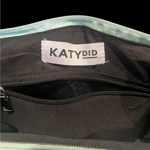 NWT KATYDID Quilted Puffer Shoulder Tote Bag Double Handles Mint - Image 6