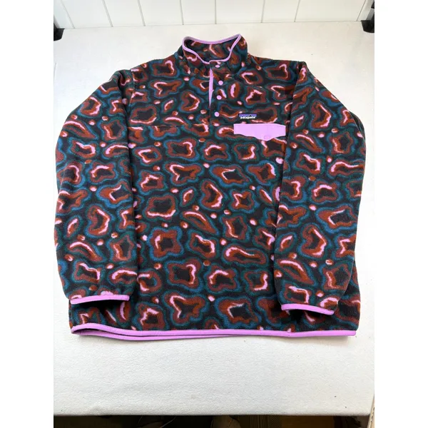 Patagonia Women's Synchilla Snap-T Fleece Pullover Soft Spirea Size XL NWOT - Image 2