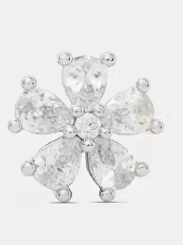 Kate Spade You’re a Gem Flower Stud Cubic Zirconia Earrings - Image 6