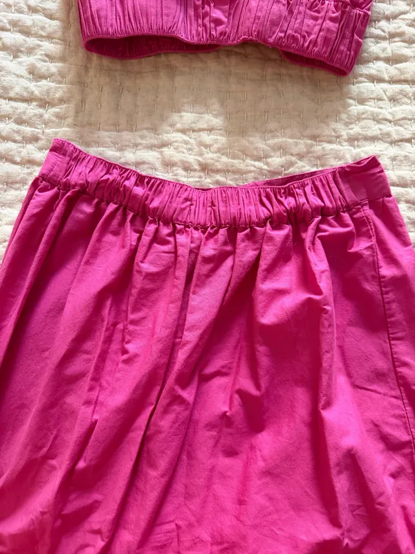 Japna Pink two piece maxi skirt set - Image 6