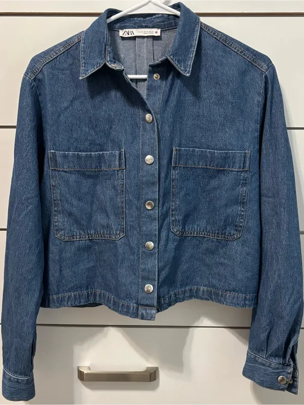 Zara Denim Shacket - Image 2