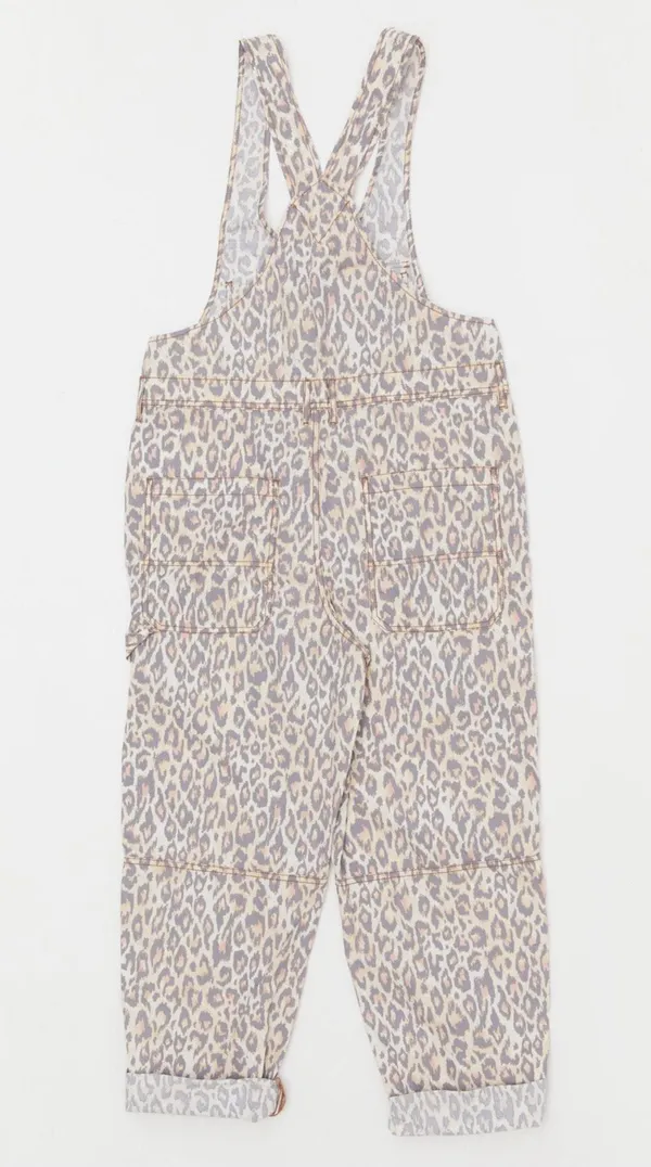 Urban Outfitters NEW Camille Leopard Print Overall - Image 2