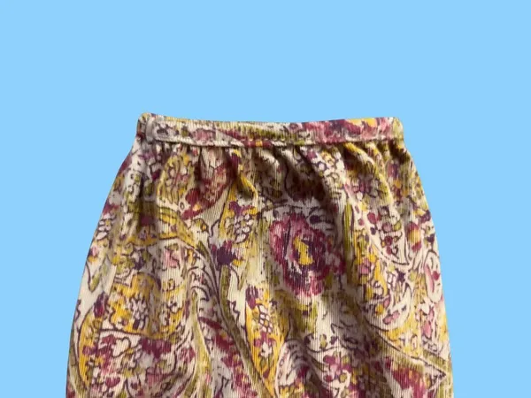 Lauren Ralph Lauren Womens M Paisley Floral Ruffle Blouse 100% Cotton Used - Image 5