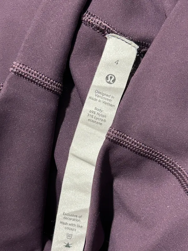 Lululemon Purple Wunder Under Leggings - Image 3