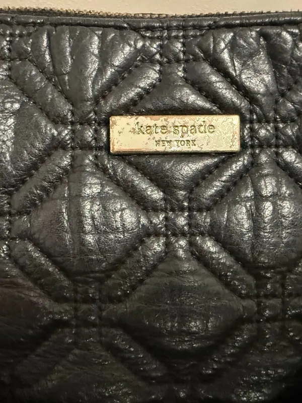 Kate Spade Small Rachelle Astor Court Quilted Satchel Black 100% Leather Purse - Image 4