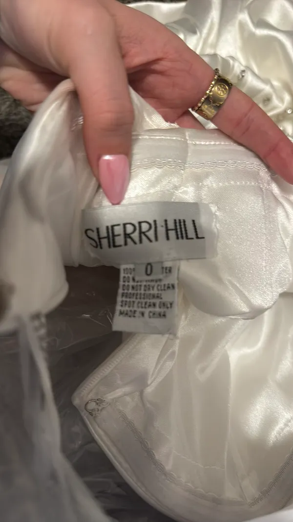 Sherri Hill Prom Dress White - Image 4