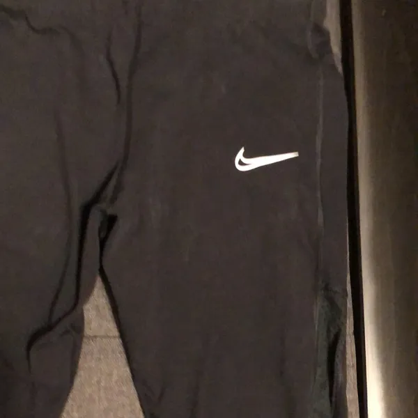 Nike Women’s Running Tights/Leggings Size Small Black/White - Image 2