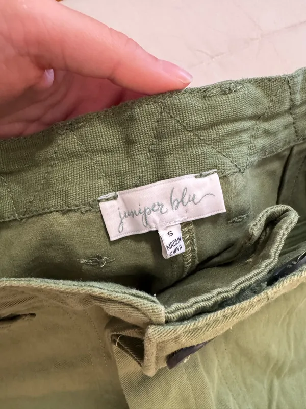 Green Cargo Pants Juniper Blu - Image 2