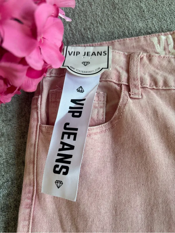 VIP Pink Cargo Boyfriend Jeans Size undefined - Image 5