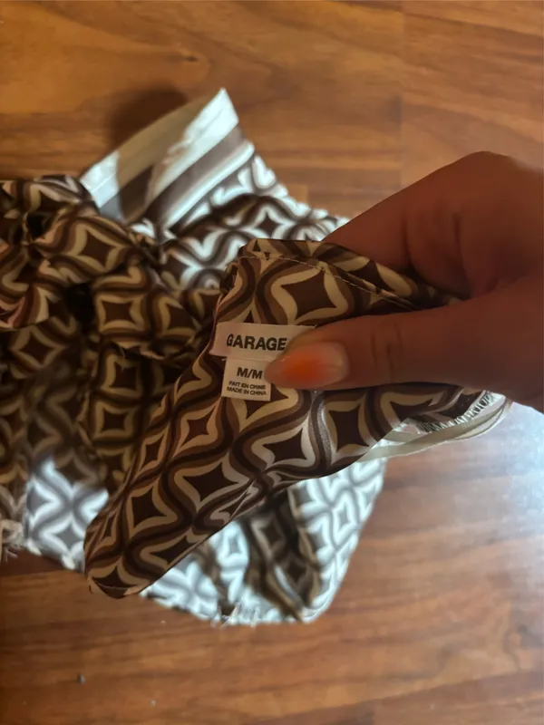Garage silk tie tube top medium - Image 3