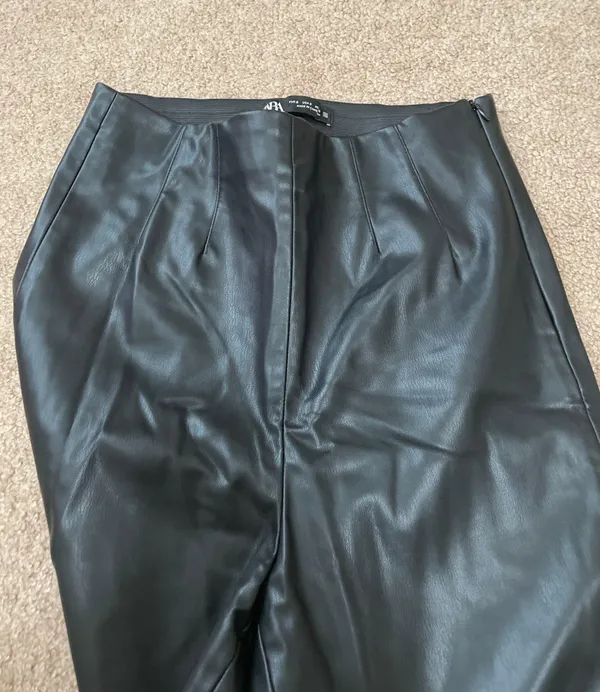 ZARA Leather Pants - Image 2