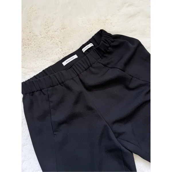 Aritzia Elastic Waist Tapered Trousers / Pants XS - Black - Image 4