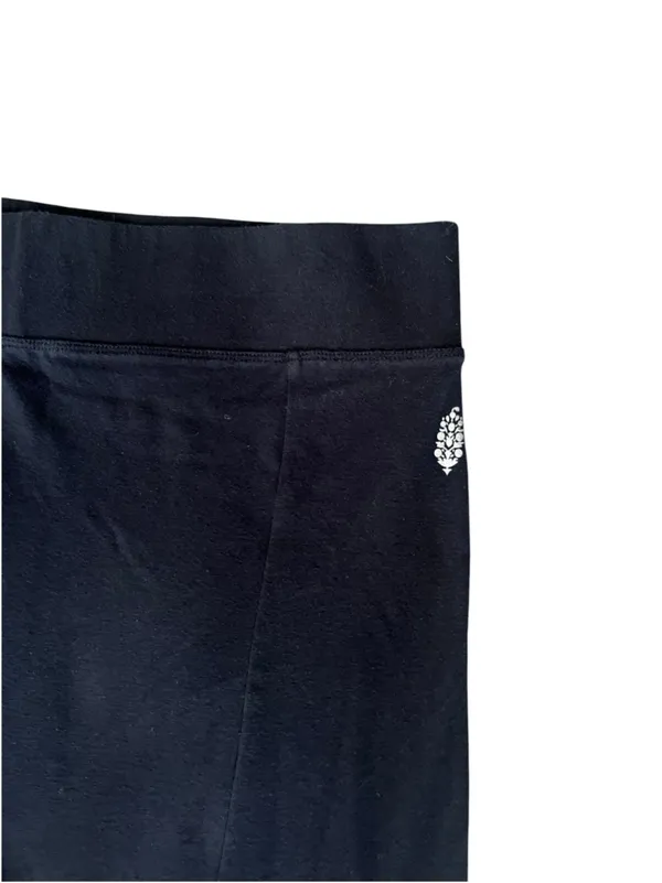 Free People FP Movement Women’s Black Pull On Split Hem Athletic Leggings Pants - Image 5