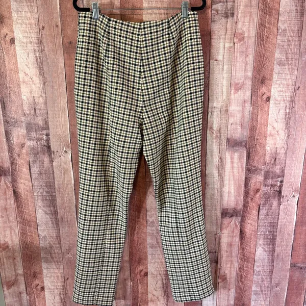 Who What‎ Wear Black And White Houndstooth Print Pull On Pants Size 12 - Image 2