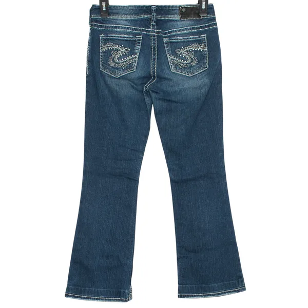 Silver Jeans Suki Bootcut Y2K Retro Western Casual Minimalist Classic Blue 29 - Image 7
