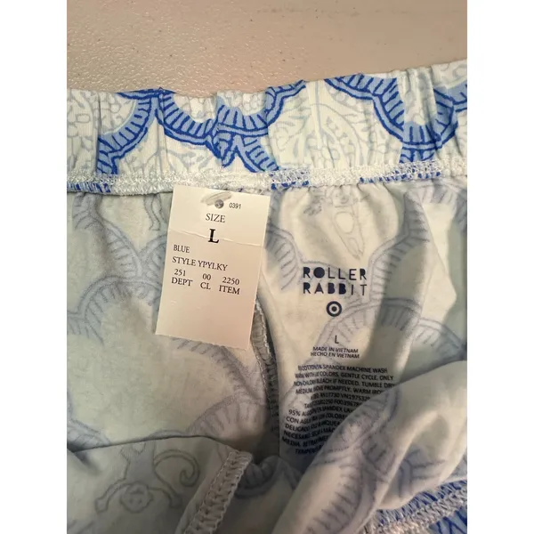 Roller Rabbit for Target Blue Monkey Print Pajama Shorts Size L YPYLKY - Image 4