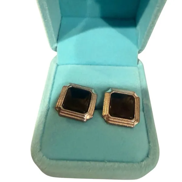 Vintage Christian Dior Black Cabochon Clip-On Earrings - Image 13