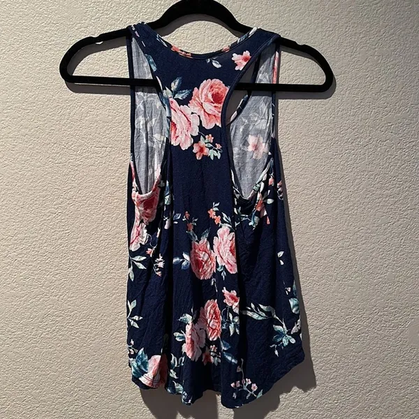 Viamor Loveappella Floral Knit Swing Rose Tank sz M - Image 3