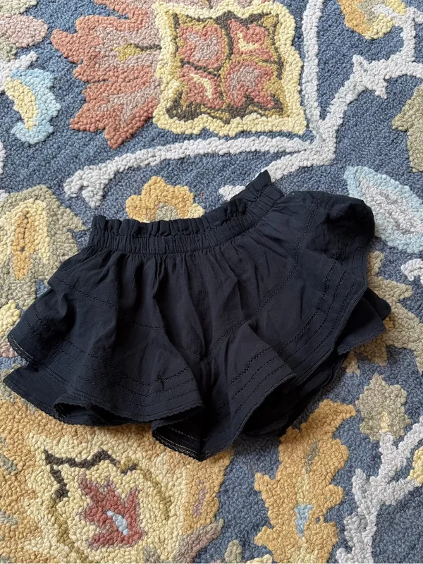 Aerie Rock 'n' Ruffle Skort in Black Size XS Coastal Resortwear Vacation - Image 2
