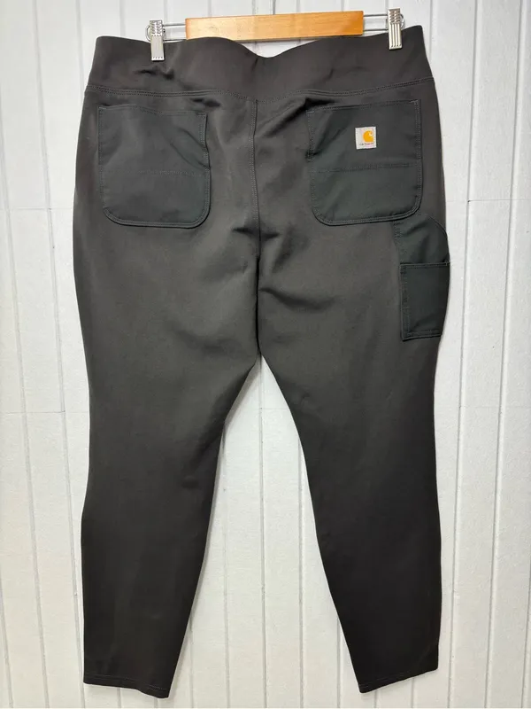 Carhartt Fitted Performance Leggings in‎ Charcoal Gray Size XL - Image 2