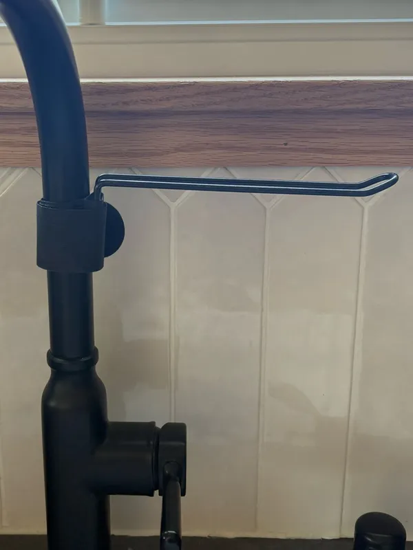 5/$25 Sink dish towel holder Black - Image 2