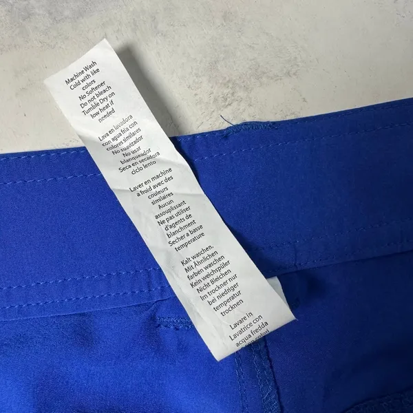 Fabletics Serena Wide Leg Convertible Cargo Pants XL Electric Blue - Image 7