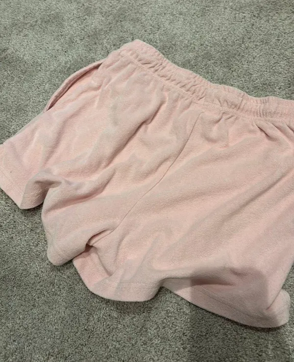 Starfit Pink Terry Shorts - Image 2