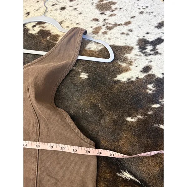 Free People We The Free High Roller Shortall In Brown Size Medium - Image 6