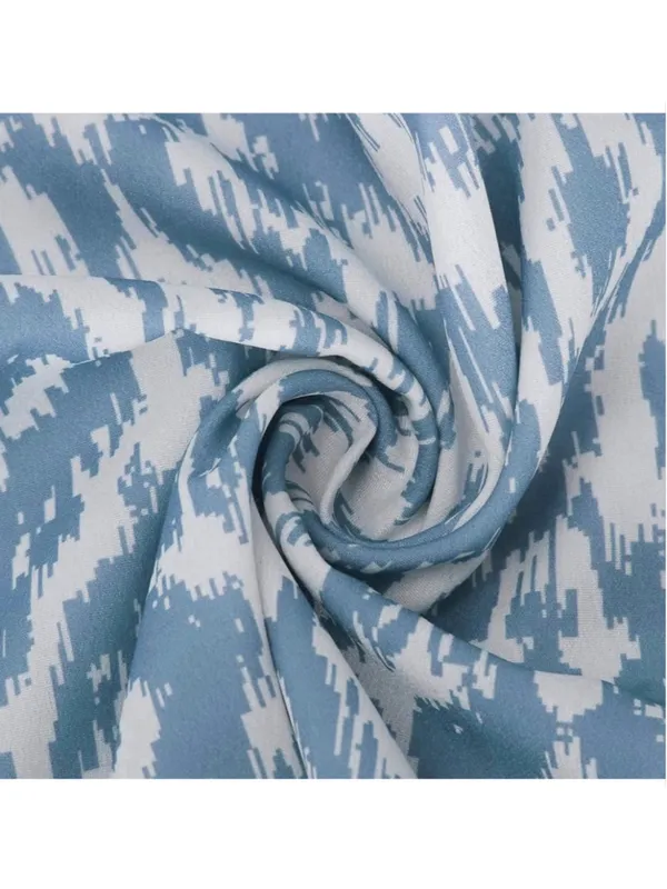 NEW Floral Loose Lightweight Beach 3/4 Ruffle Sleeve Maxi Dress V Neck A Line M - Image 4