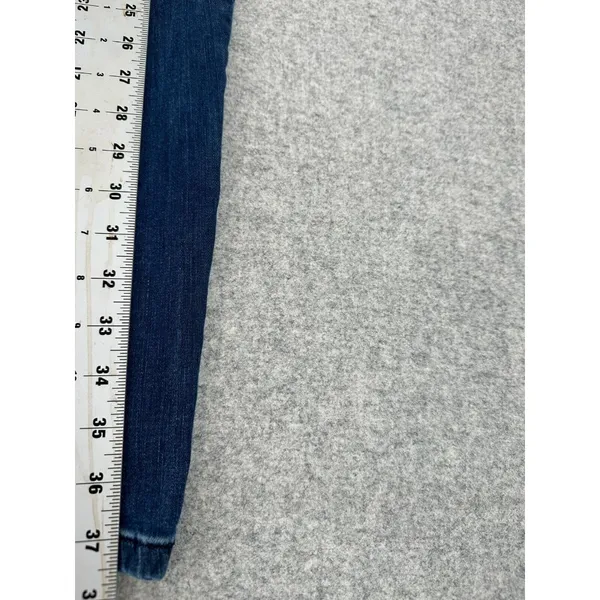 Free People Size 10 Womens Pants Jeans Blue‎ Tie High Waist Hippie Boho Denim - Image 5