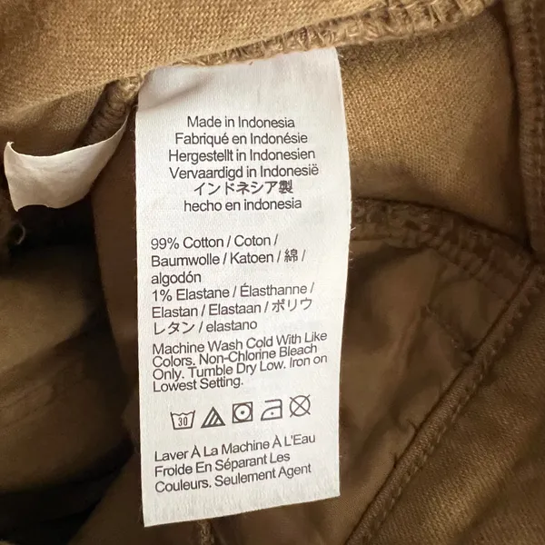 Madewell‎ Emmett Wide-Leg Crop Pants Size 25 Petite Brown - Image 6
