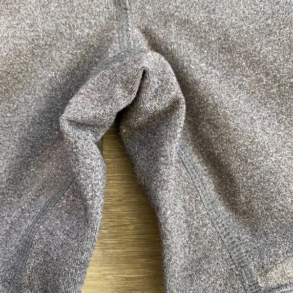 Alo Grey Moto Leggings Size: S - Image 2