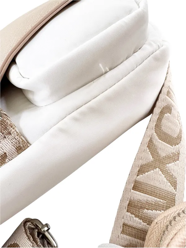 NWT Steve Madden Move Utility Crossbody Bag Cream and Tan With FLAWS - Image 15