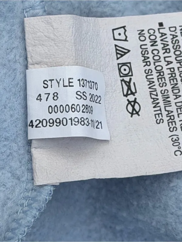 Under Armour Project Rock‎ Cropped Fleece Hoodie Blue Gymcore Athleisure XS - Image 9