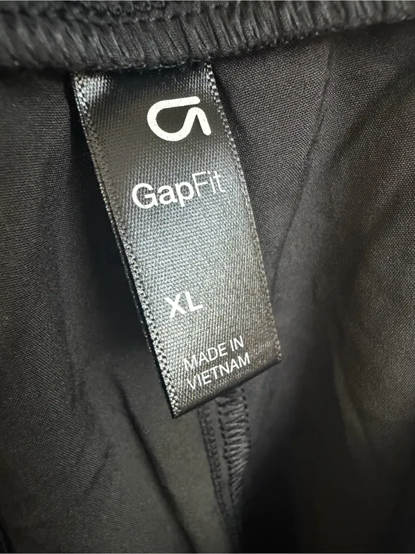 GAP Black Drawstring Track Pants - Image 5