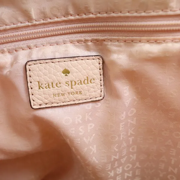 Kate Spade Jenner MacCall Cow Light Pink Leather Shoulder Tote‎ Bag - Image 6