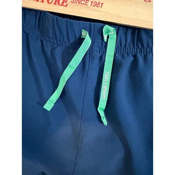 Carhartt Force Jogger Scrub Pants Blue 2XL Petite Women C52610 Cargo Workwear - Image 5