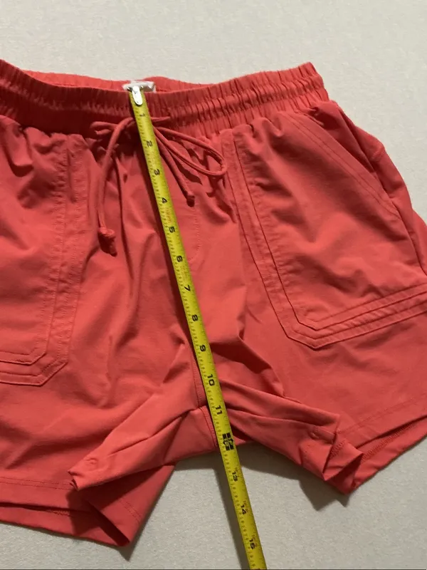 ZYIA Coral Drawstring Athletic Shorts - Image 5