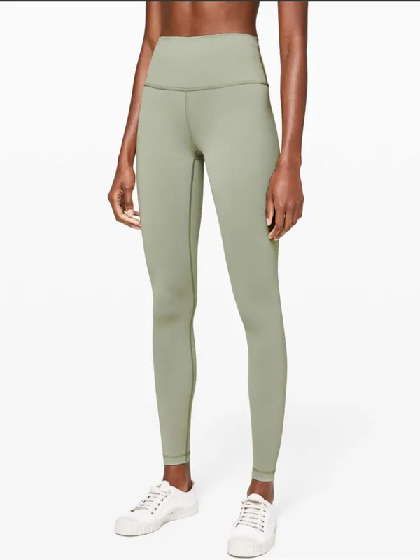 Lululemon Wunder Under High-Rise Tight 28" Full-On Luxtreme Sea Moss Green Sz 10 - Image 3