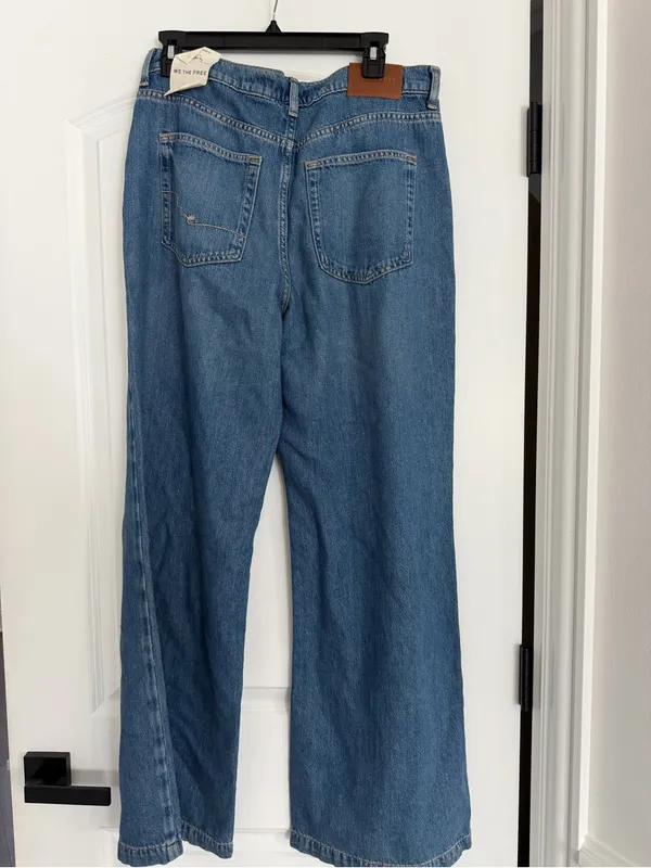 Free People Stride Straight 'n Wide Jeans - Image 5