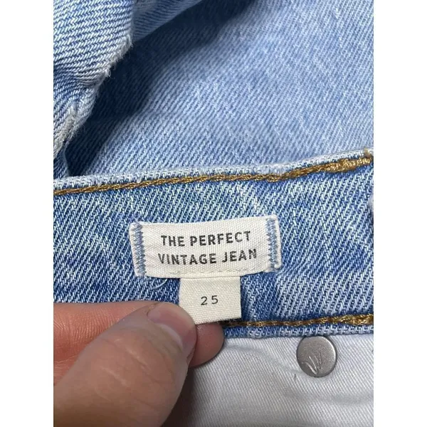 Madewell The Perfect Vintage Jean Heathcote Wash Womens Size 25 - Image 12