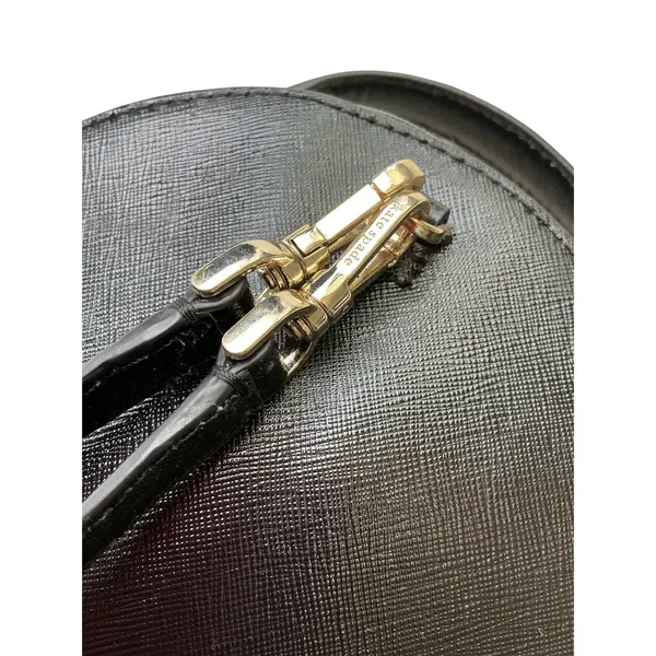 Kate Spade New York Black‎ Saffiano Leather Mini Backpack Convertible Crossbody - Image 7
