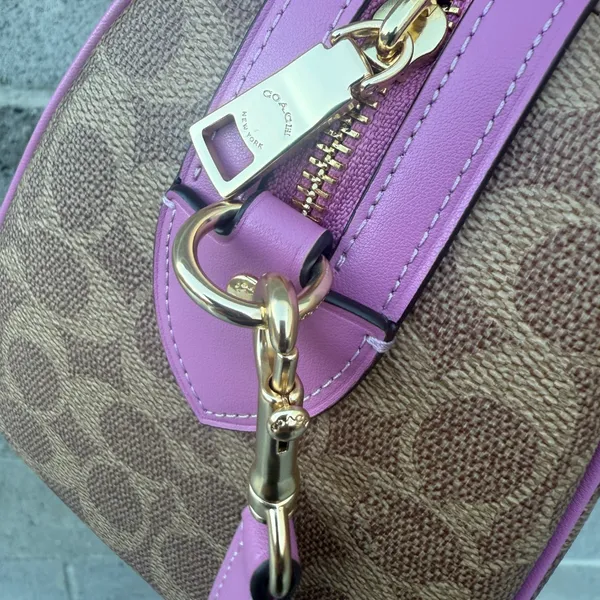 coach Rowan Satchel Bag In Signature Canvas cv961 - Image 6